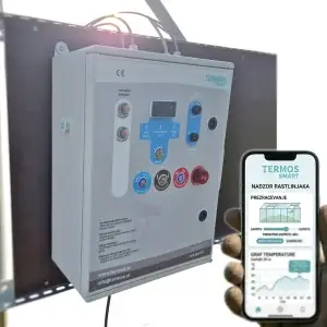 nadzor rastlinjaka na daljavo Termos Smart